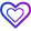 An icon of a pinkish purple heart